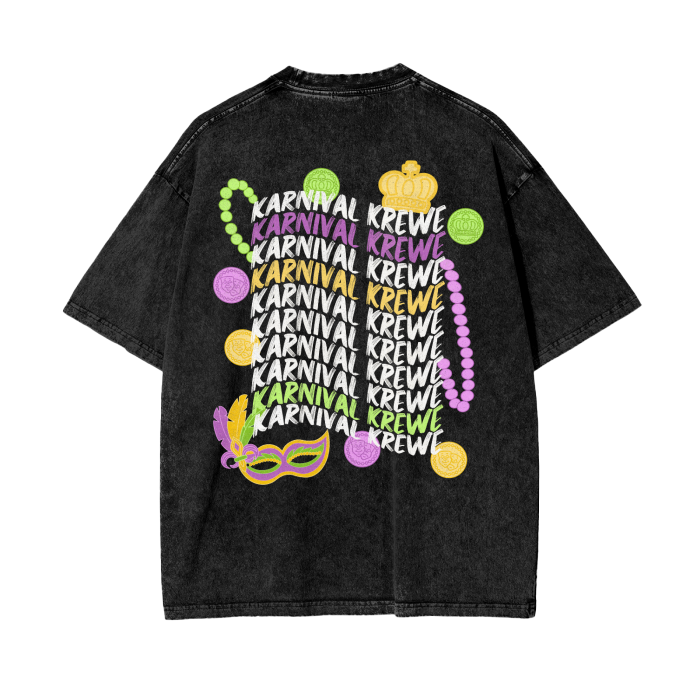 Acid Wash Oversize T-Shirt - 250 GSM