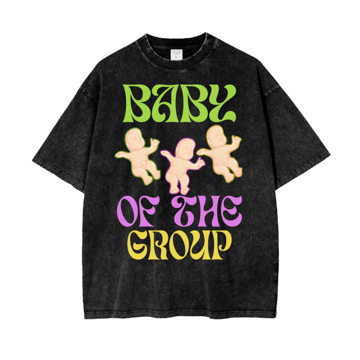 Acid Wash Oversize T-Shirt - 250 GSM